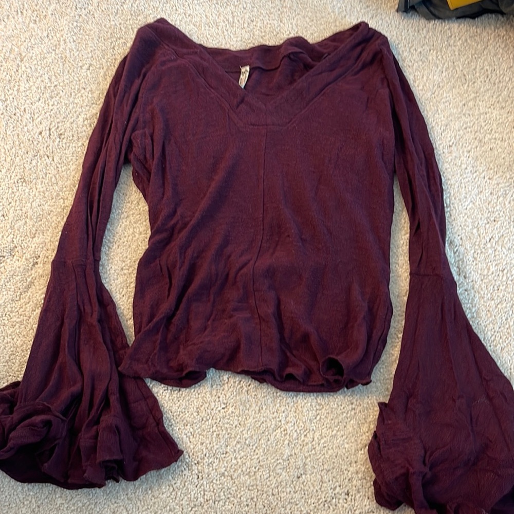 Free People sweater with a flare sleeve
